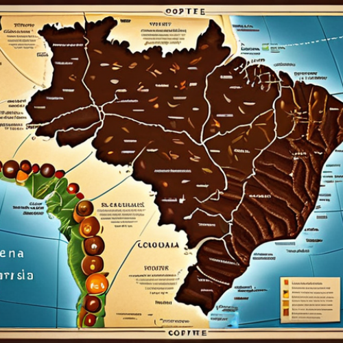 Home 6 A visually stunning, highly detailed world map focusing on global coffee-producing regions. Each major coffee origin, such as Ethiopia, Colombia, and Brazil, is distinctly highlighted. Subtle visual cues represent their unique terroir: delicate floral and citrus patterns for high-altitude African regions, balanced nutty and caramel motifs for South American areas, and rich chocolate tones for Brazilian coffee. The map includes geographical features like mountain ranges, rivers, and soft atmospheric elements indicating climate. The overall aesthetic is professional, educational, and vibrant, showcasing intricate details and clean lines. high resolution, ultra-detailed, professional infographic design, vibrant colors, clear distinctions, safe for work, appropriate content, professional, family-friendly.