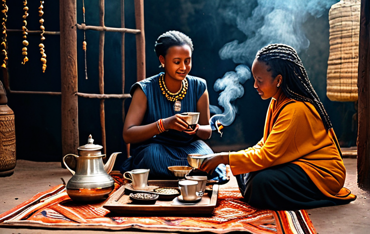 커피 원산지 탐방을 통한 문화 교류 - Antigua, Guatemala Coffee Farm**

"A lush, green coffee farm in Antigua, Guatemala, surrounded by vo...