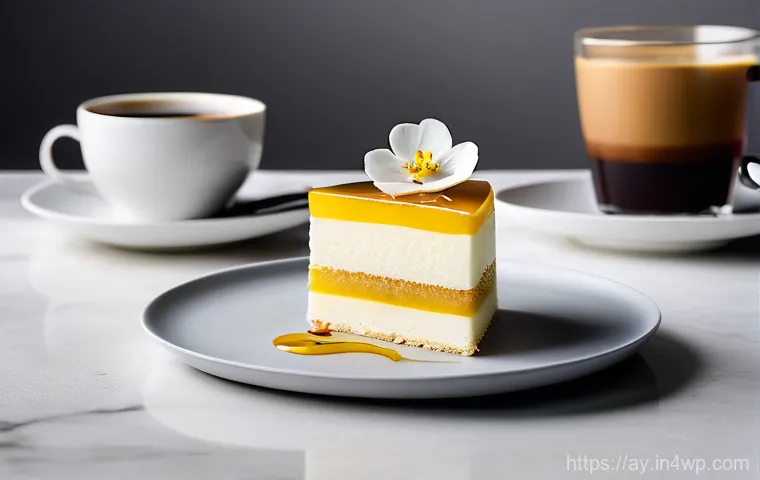 커피 원산지와 그 지역의 음식 조화 - A cozy, sunlit cafe interior with warm wooden tones and potted plants. On a rustic wooden table, a b...