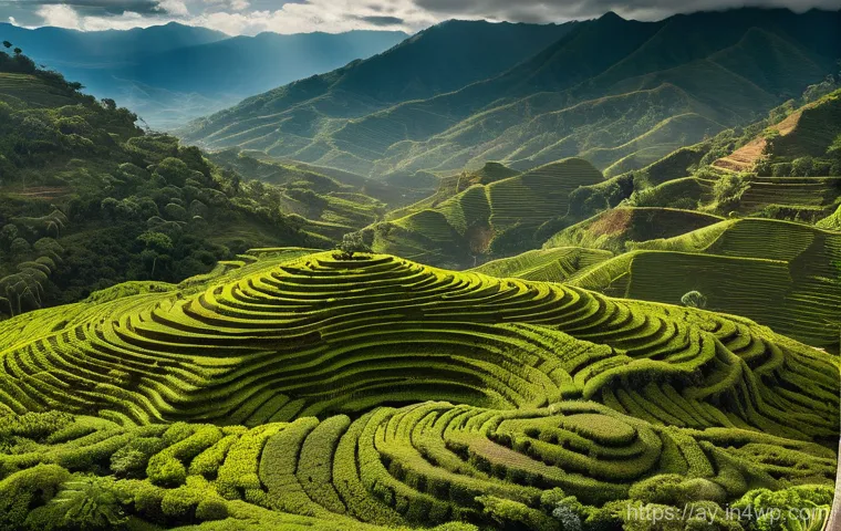 커피 원산지에 대한 오해와 진실 - **"Coffee Belt Exploration"**: An illustrative, semi-realistic depiction of the Earth, with a promin...